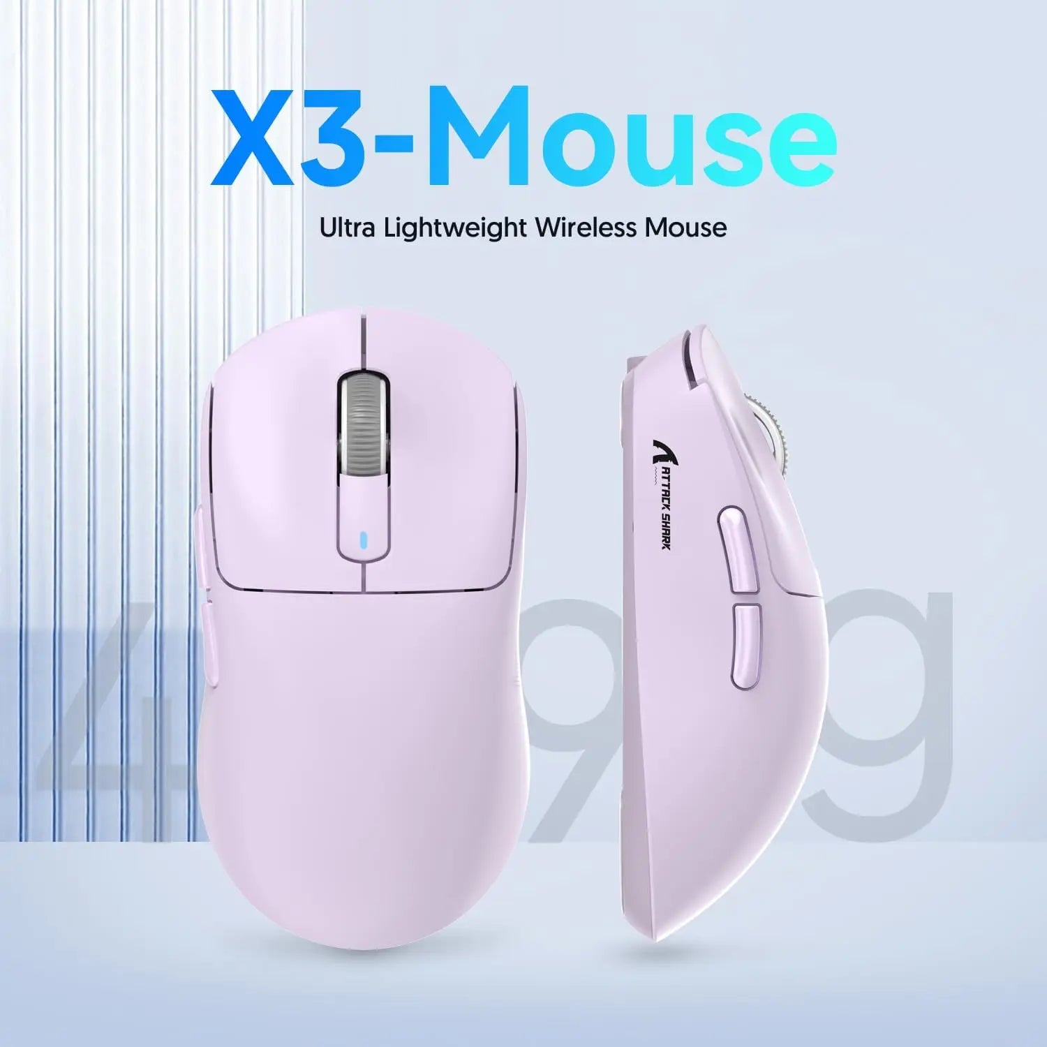 ATTACK SHARK X3 Series Wireless & Wired Gaming Mouse