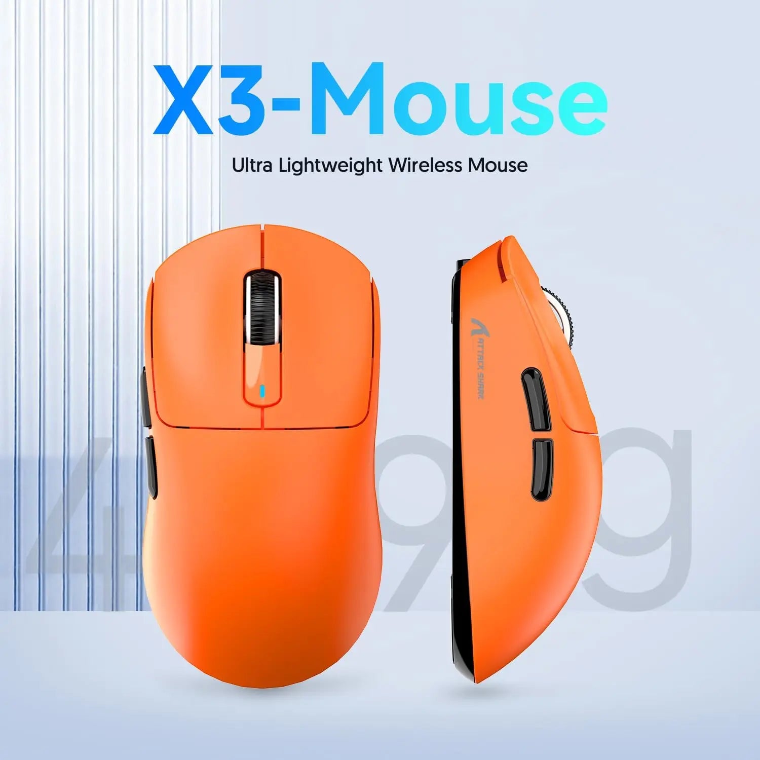ATTACK SHARK X3 Series Wireless & Wired Gaming Mouse
