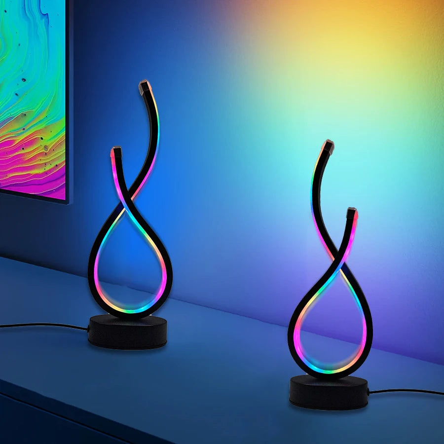 Gamers Edge™ RGB Infinity Desk Lamp