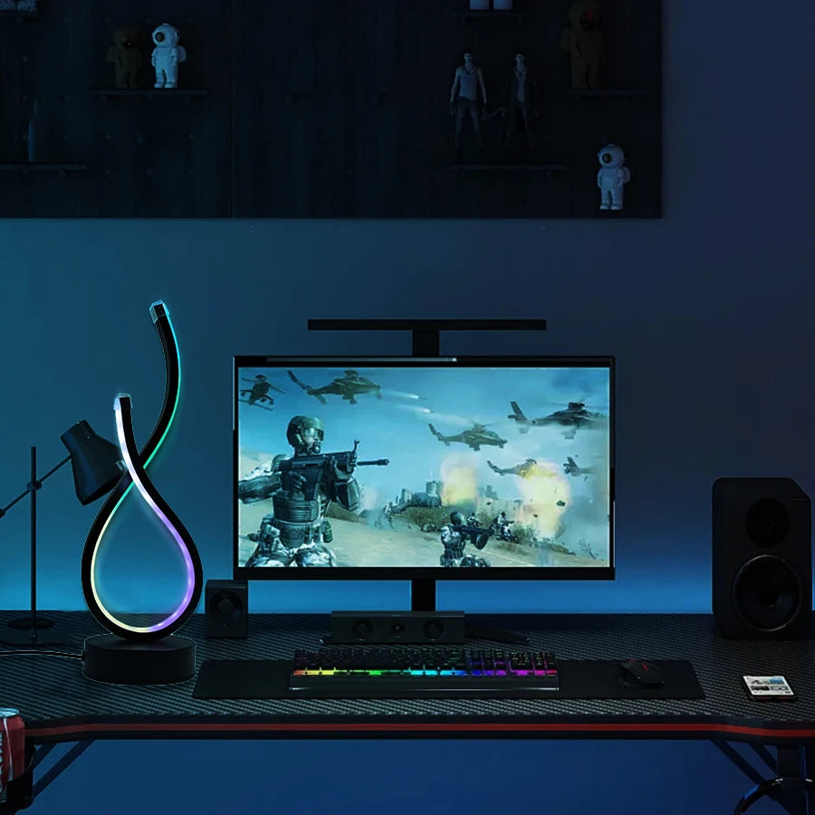 Gamers Edge™ RGB Infinity Desk Lamp
