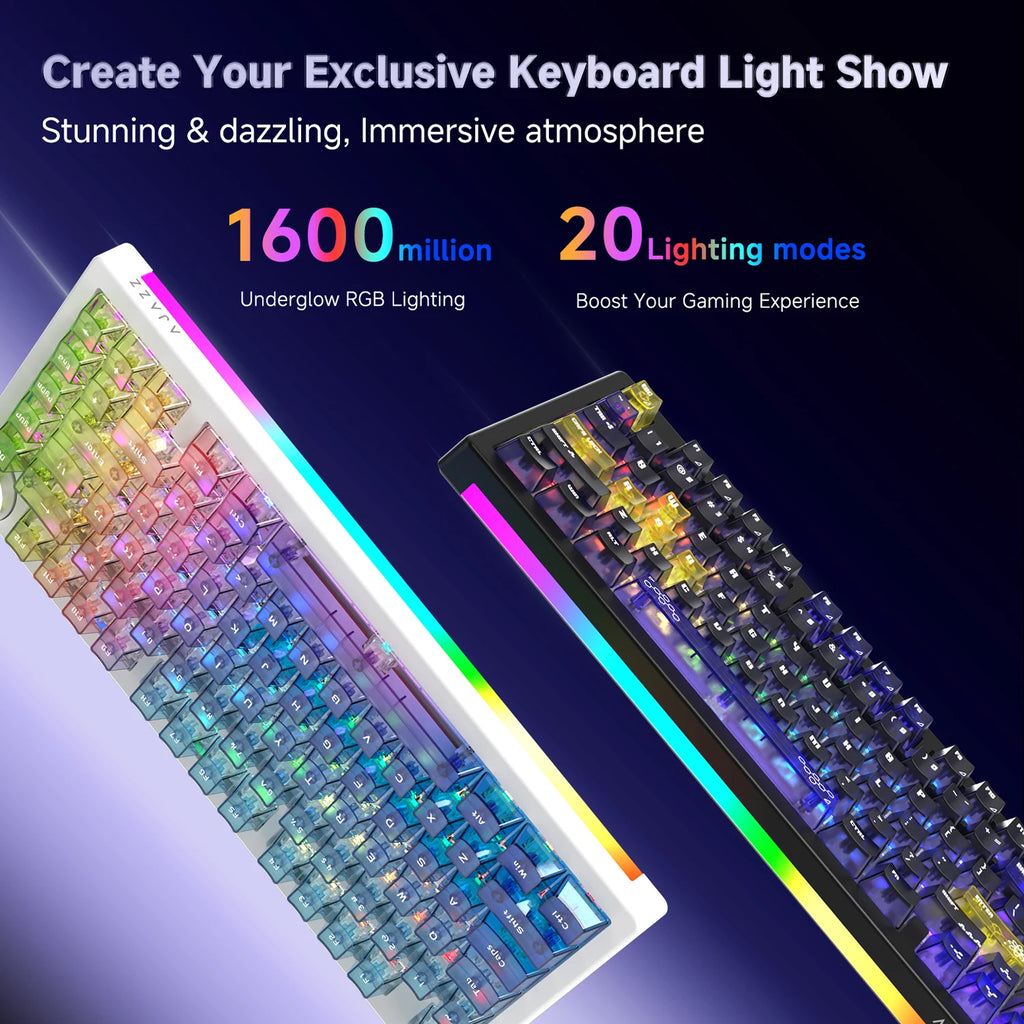 AJAZZ AK820 V2 75% Wireless Mechanical Gaming Keyboard