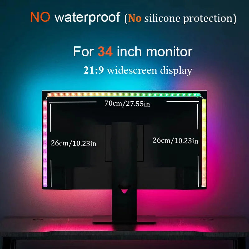 Gamers Edge™ RGB Screen Sync Monitor Backlight Kit