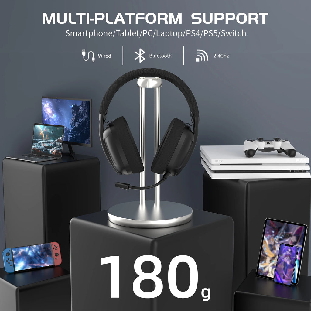 ATTACK SHARK L80 Tri-Mode Wireless Gaming Headset