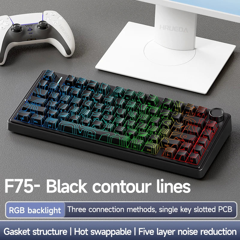 AULA F75 Wireless & Wired Mechanical Gaming Keyboard