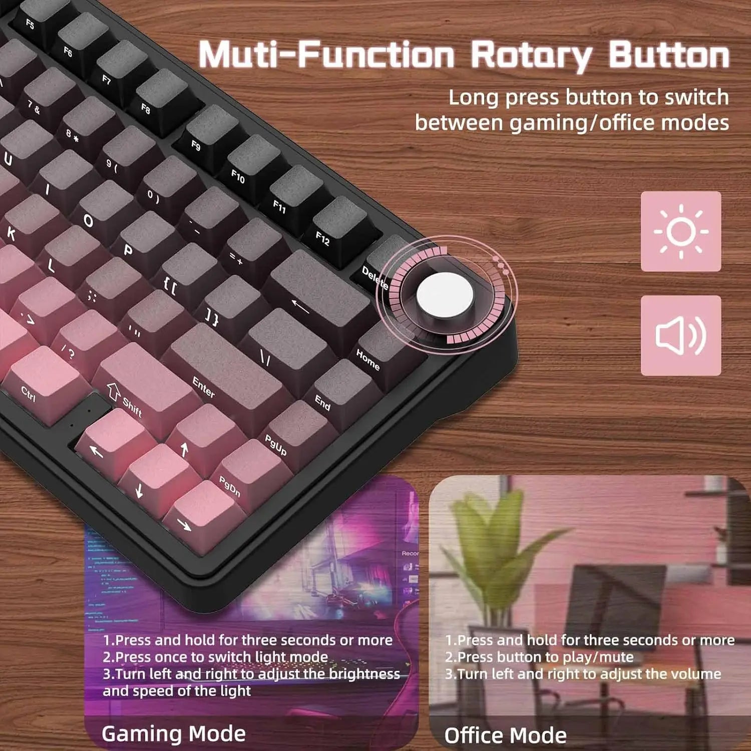 Attack Shark X85 75% Wireless Mechanical Gaming Keyboard