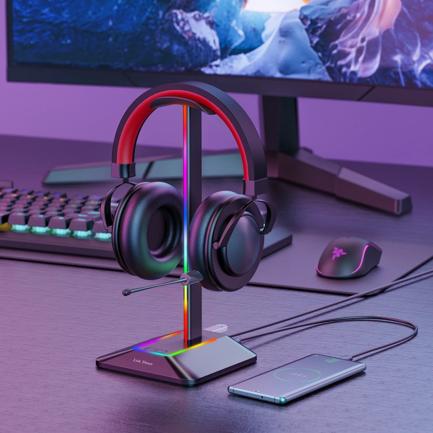 Gamers Edge™ RGB Headset Stand Pro
