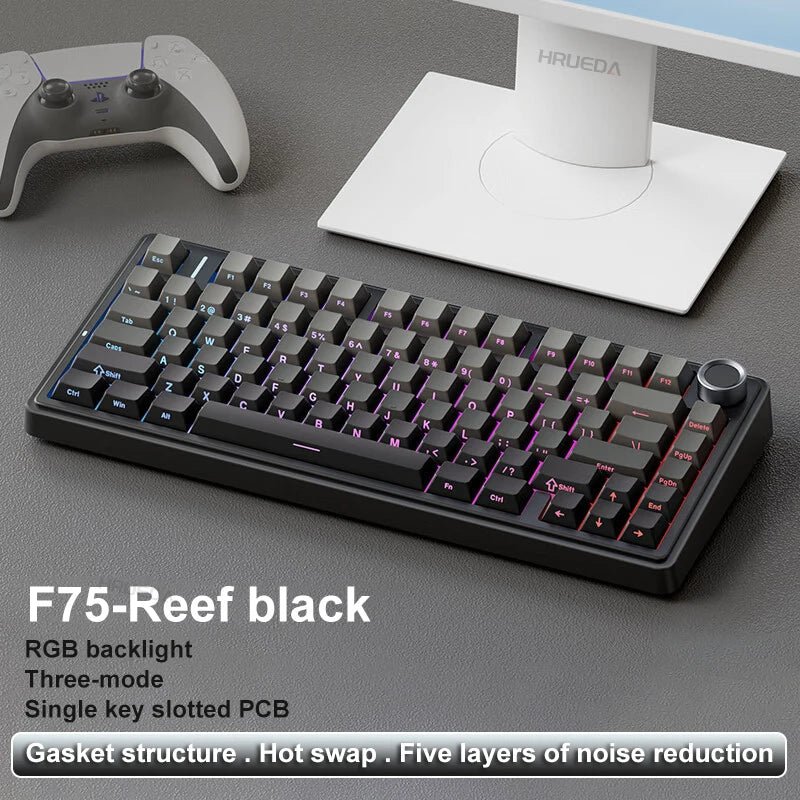 AULA F75 Wireless & Wired Mechanical Gaming Keyboard