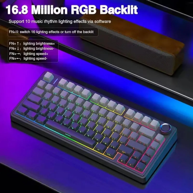 AULA F75 Wireless & Wired Mechanical Gaming Keyboard