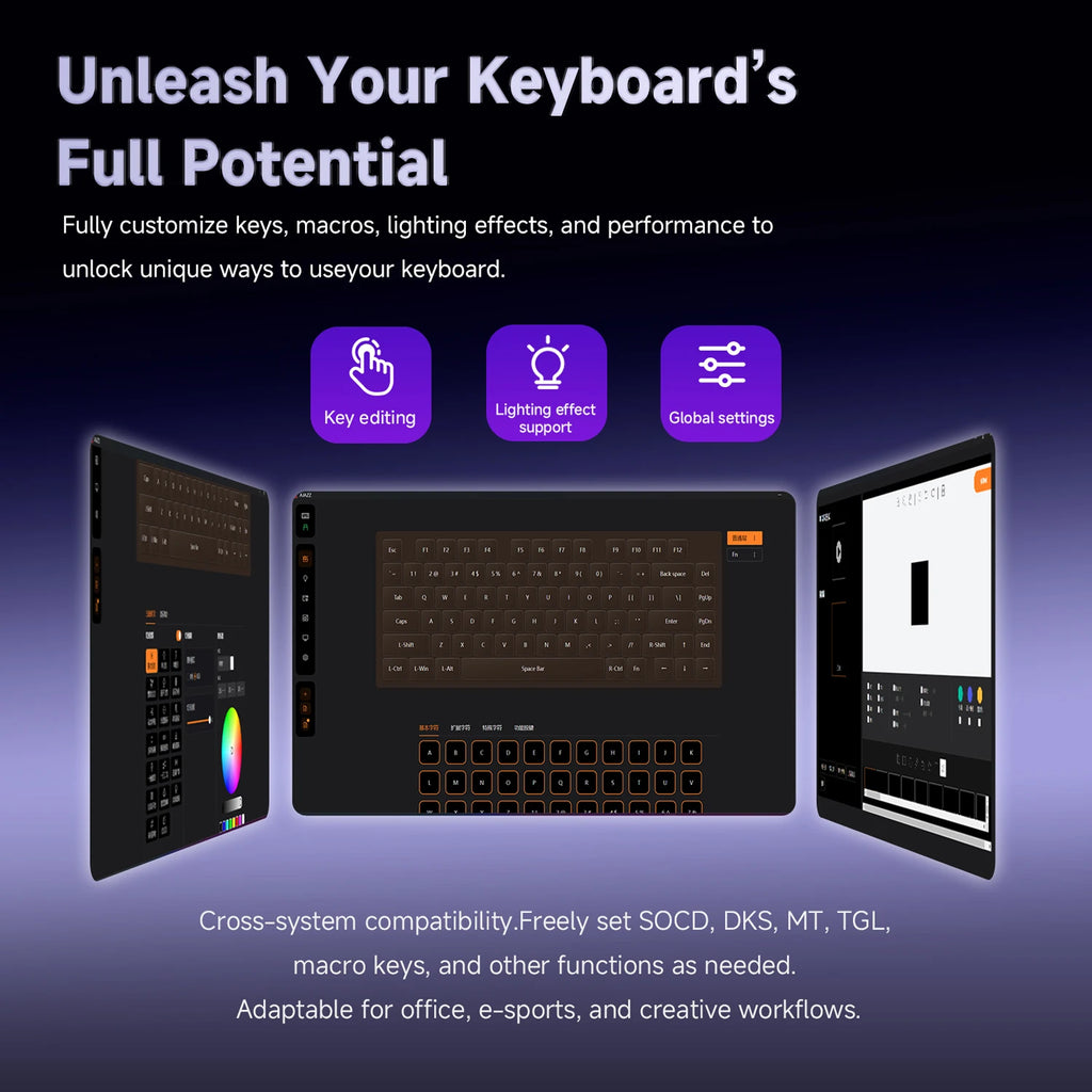 AJAZZ AK820 V2 75% Wireless Mechanical Gaming Keyboard
