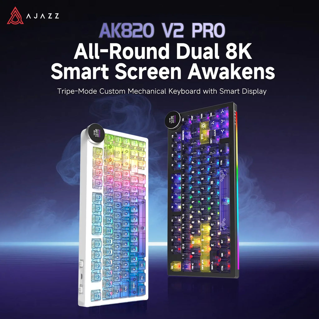 AJAZZ AK820 V2 75% Wireless Mechanical Gaming Keyboard