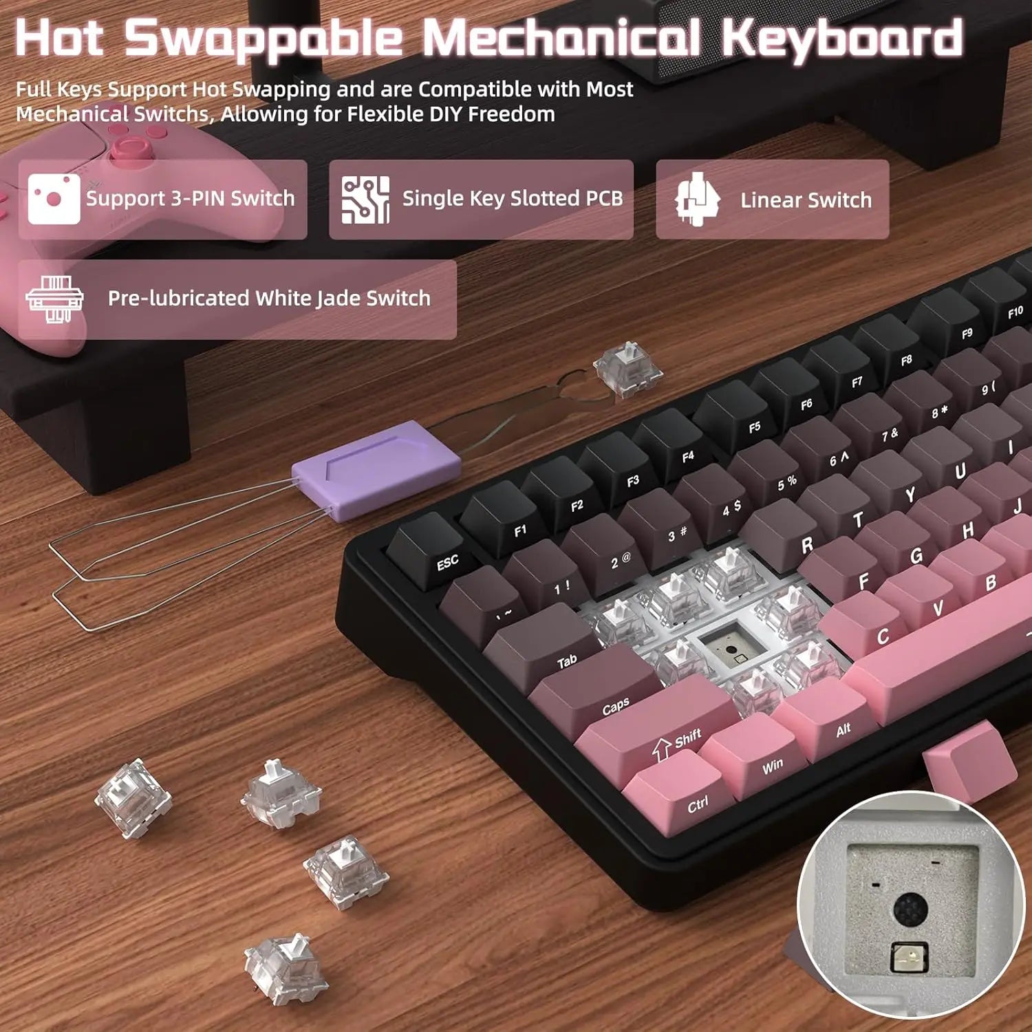 Attack Shark X85 75% Wireless Mechanical Gaming Keyboard