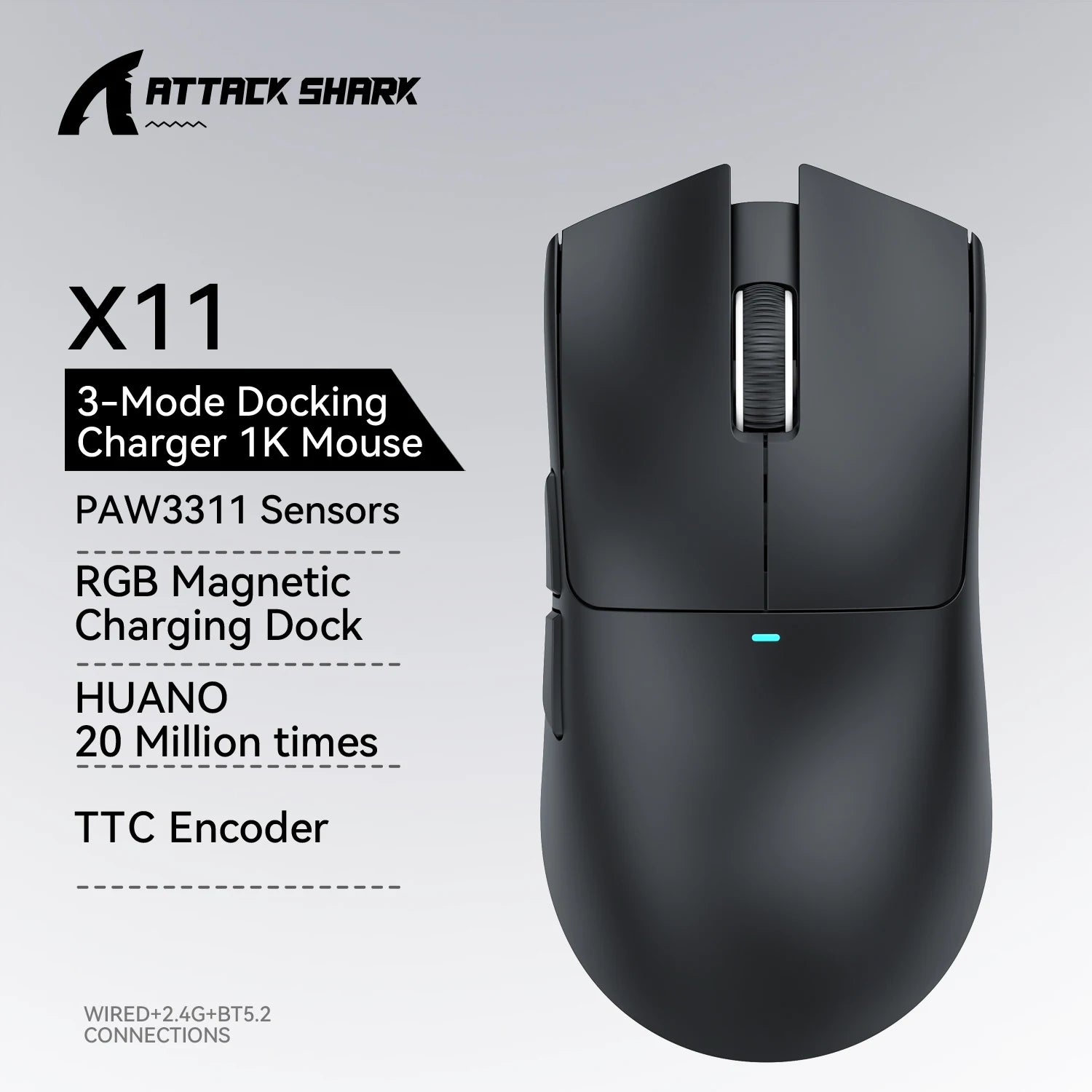 Attack Shark X11 Series Wireless Gaming Mouse