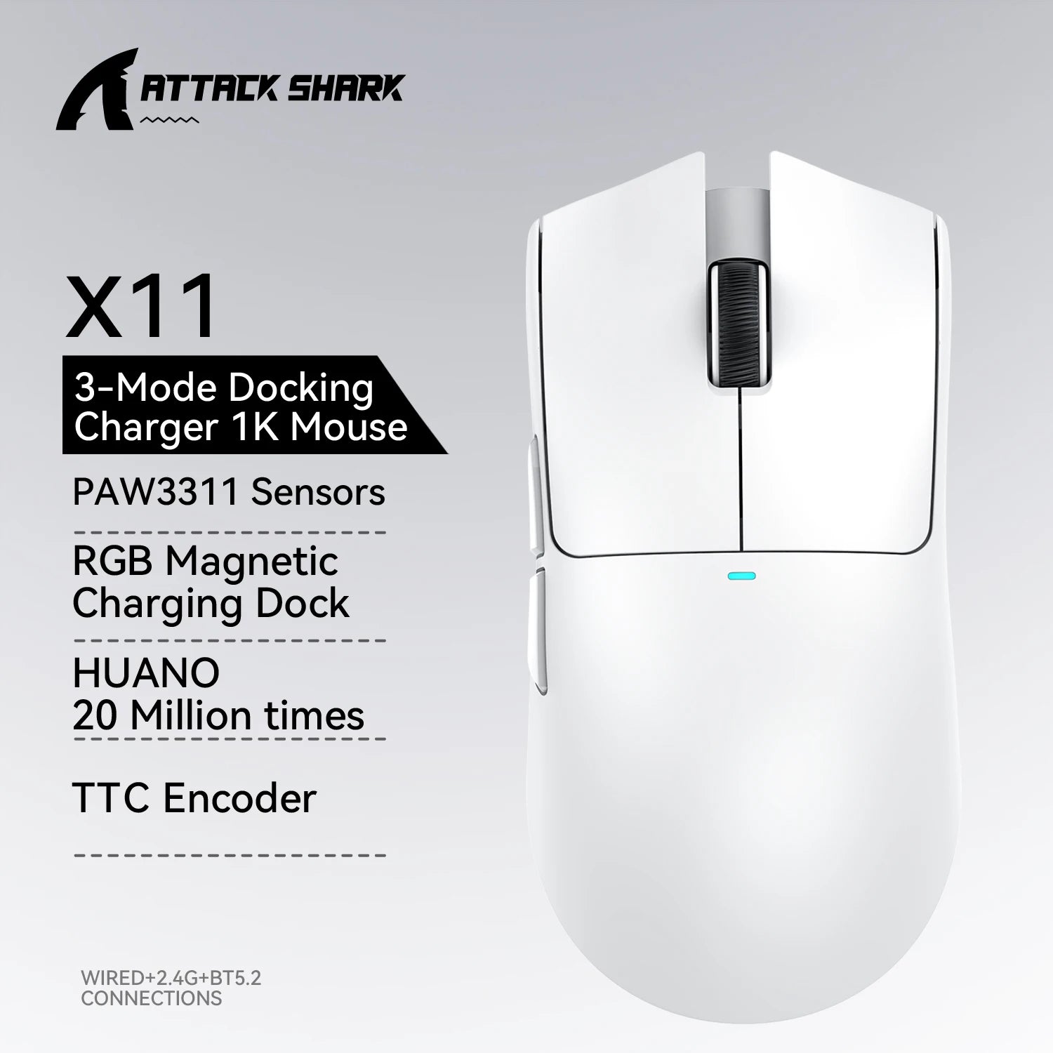Attack Shark X11 Series Wireless Gaming Mouse