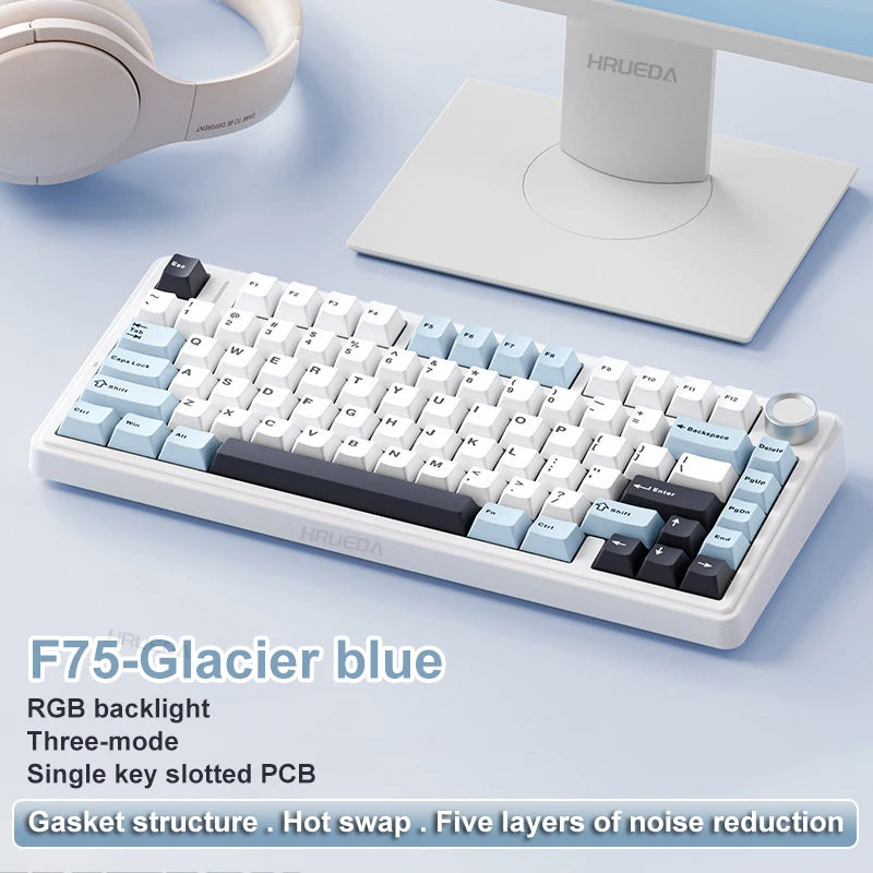 AULA F75 Wireless & Wired Mechanical Gaming Keyboard