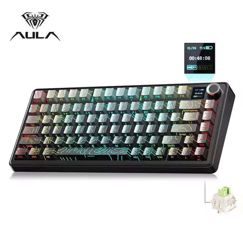 AULA F75 MAX Wireless Mechanical Gaming Keyboard