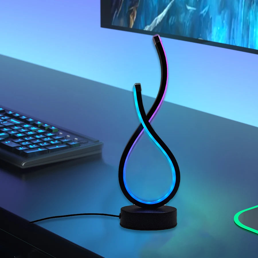 Gamers Edge™ RGB Infinity Desk Lamp