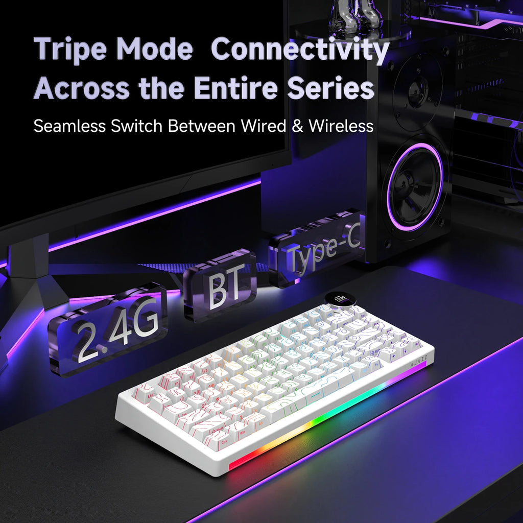 AJAZZ AK820 V2 75% Wireless Mechanical Gaming Keyboard