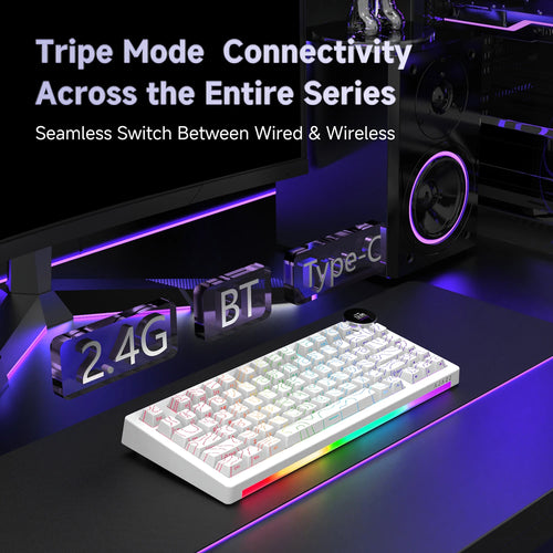 AJAZZ AK820 V2 75% Wireless Mechanical Gaming Keyboard