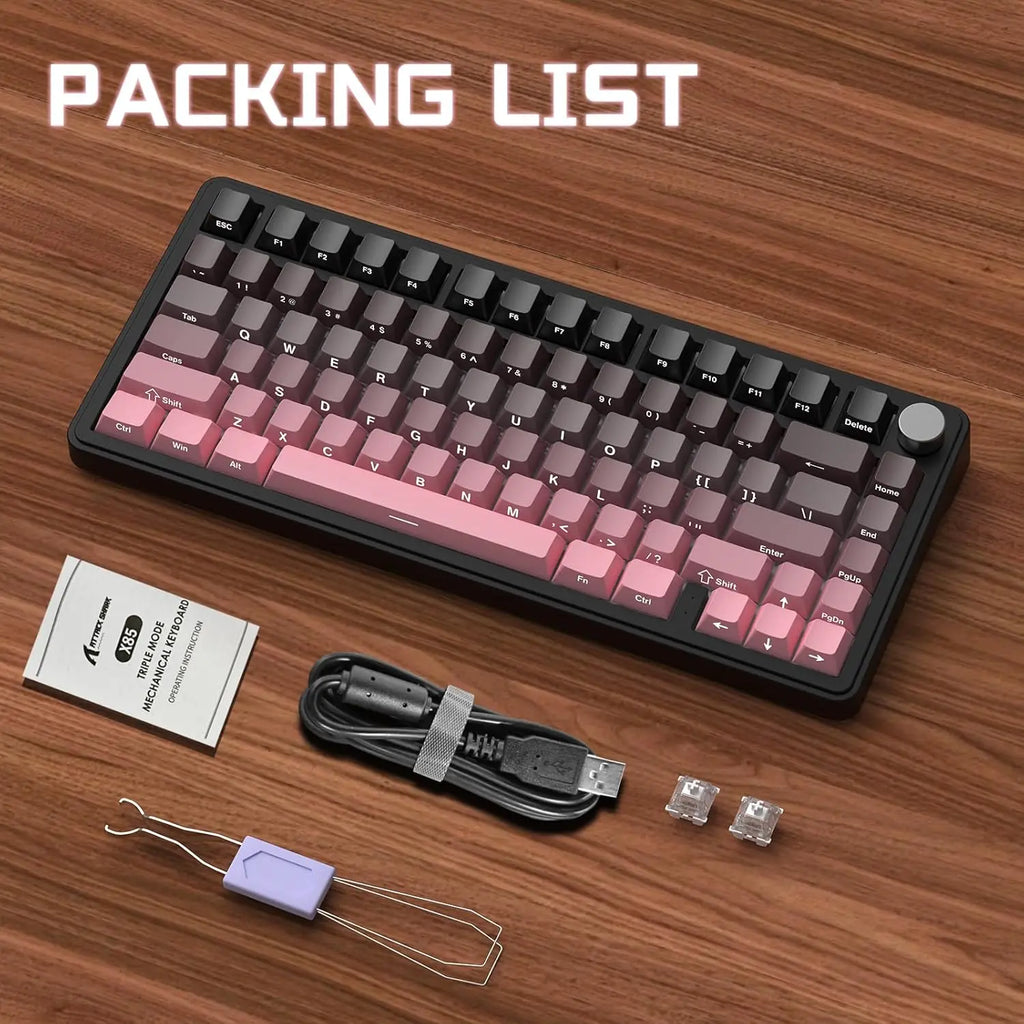Attack Shark X85 75% Wireless Mechanical Gaming Keyboard