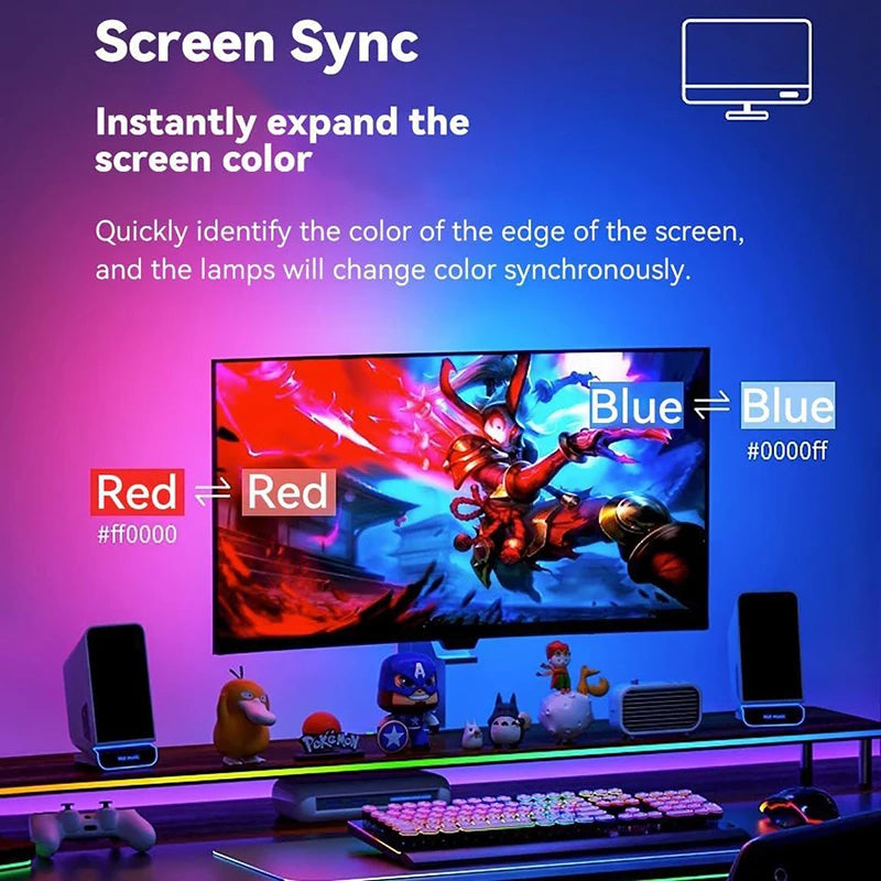Gamers Edge™ RGB Screen Sync Monitor Backlight Kit