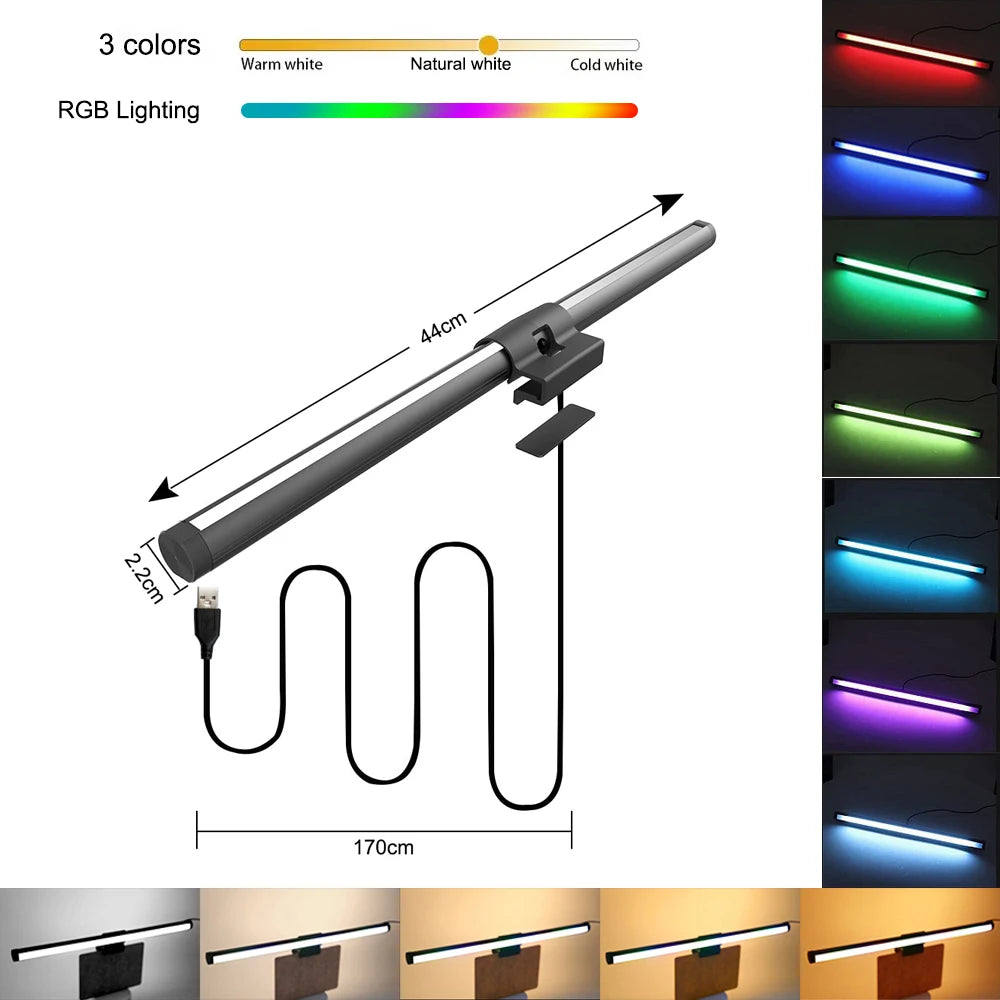 Gamers Edge™ RGB Monitor Light Bar