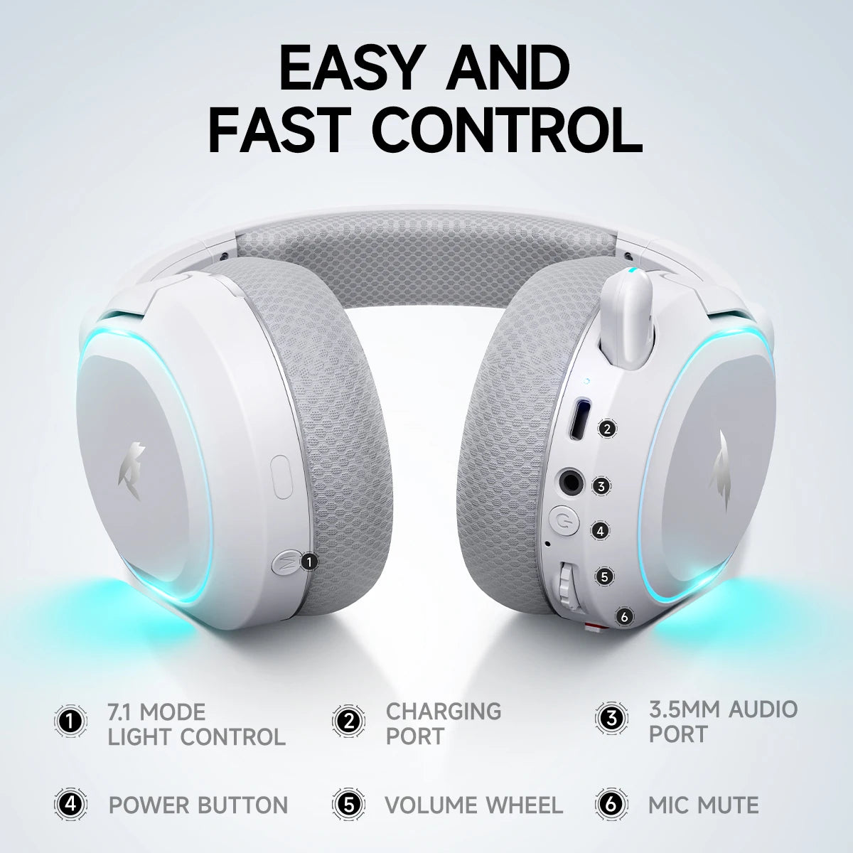 Picun G2 Tri-Mode Wireless Gaming Headset