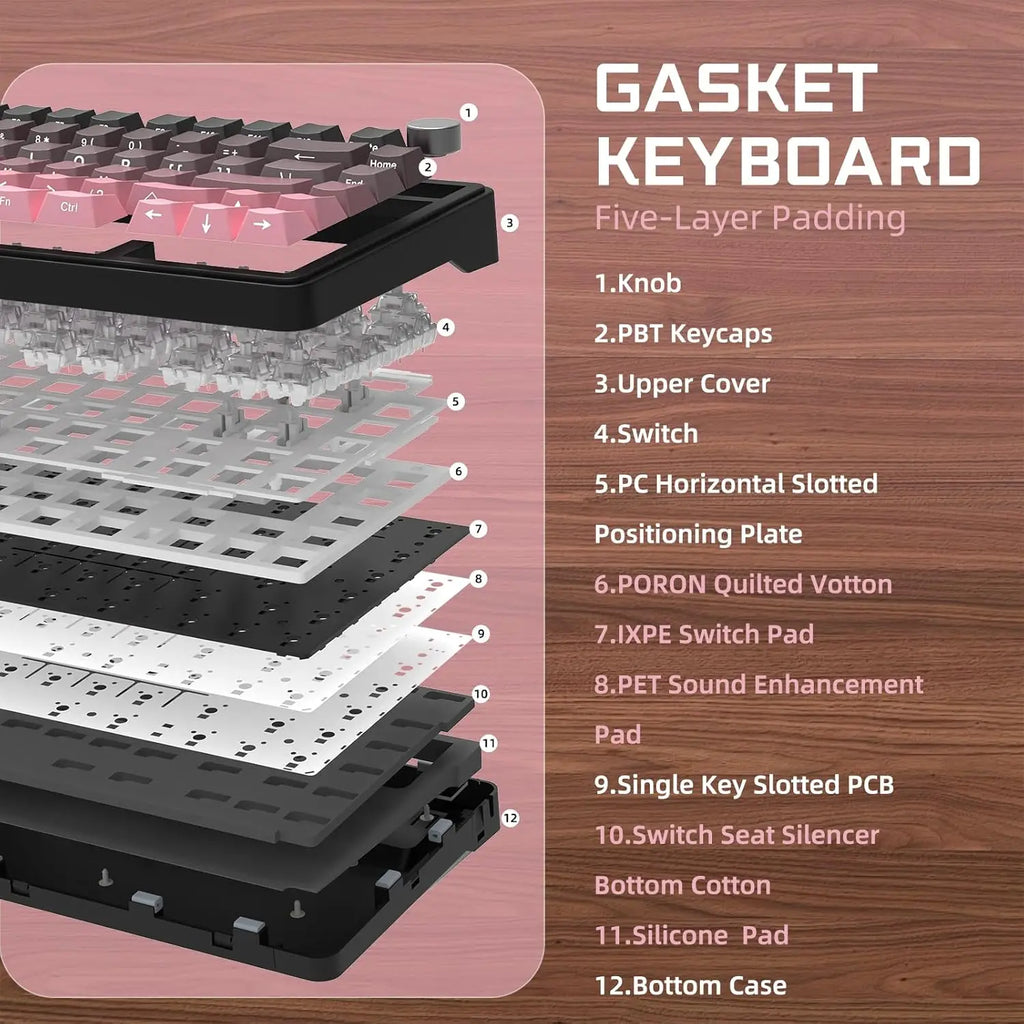 Attack Shark X85 75% Wireless Mechanical Gaming Keyboard