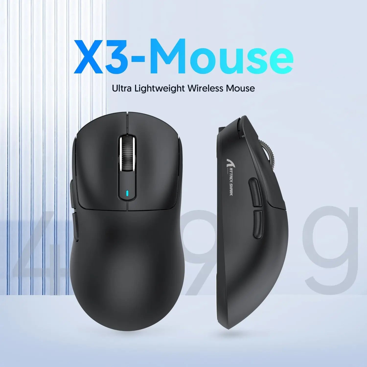 ATTACK SHARK X3 Series Wireless & Wired Gaming Mouse